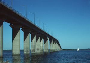 Ölandsbrücke Kalmar Insel Öland